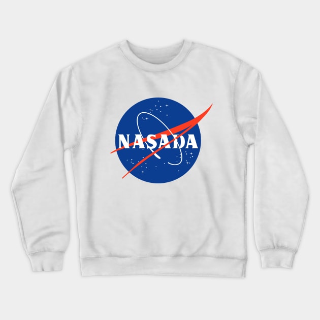 NASADA Logo Power Rangers Crewneck Sweatshirt by mavgagliano